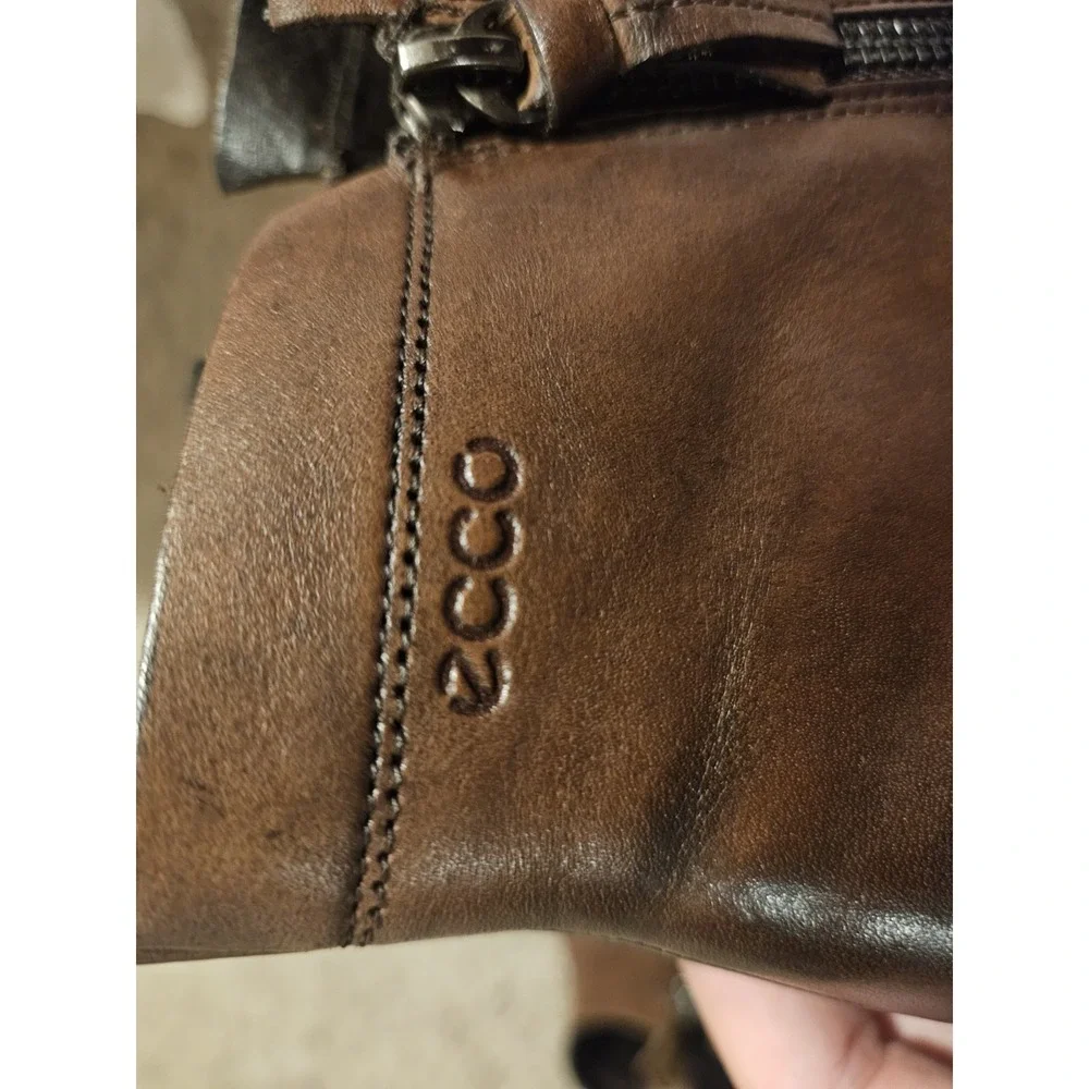 Ecco Women's Rich Brown Ankle Booties - Size‎ 9 - 100% Leather